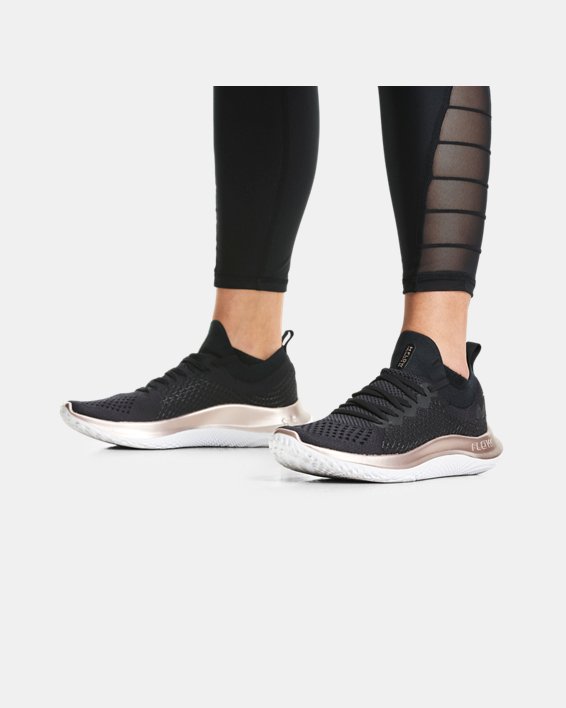 Women's UA Flow Velociti SE Metallic Running Shoes, Black, pdpMainDesktop image number 6